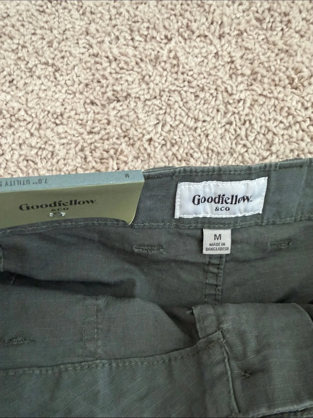 Goodfellow & Co Olive Green Utility Shorts size M